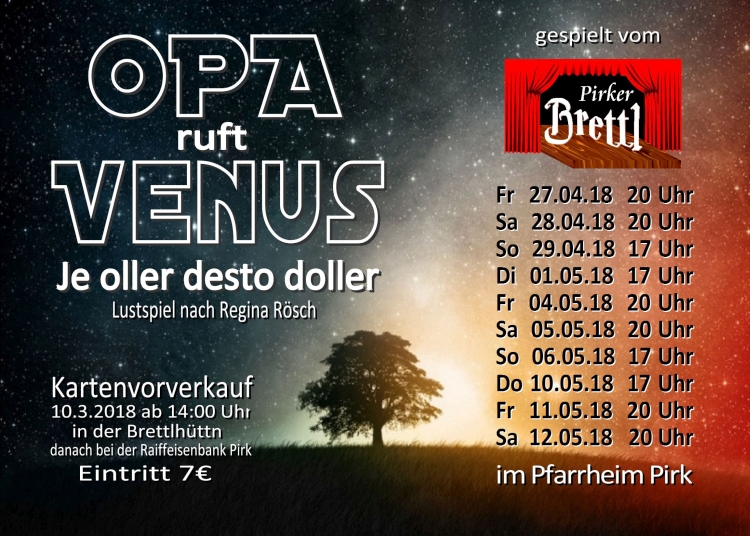Opa ruft Venus